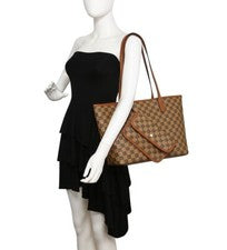 Bolso de hombro largo con monedero clásico a cuadros con aspecto de cuero gráfico para mujer