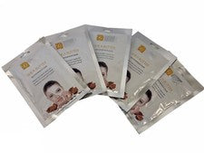 Paquete de 5 mascarillas de tratamiento de spa Global Beauty Care manteca de karité humectantes profundos