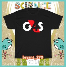 Nuevas camisetas para hombre con logotipo de empresa de seguridad G4S talla americana