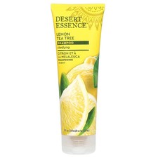 Champú orgánico Desert Essence árbol de té limón 8 fl oz 237 ml biodegradable,