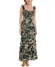 Vestido Taylor para mujer sin mangas acampanado negro mocasín 10