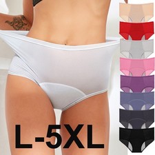 Bragas menstruales de mujer bragas a prueba de fugas ropa interior fija X