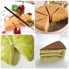 Grün Orange Kuchenschneider 12 Portionen Teiler Werkzeug zum Backen von Kuchen