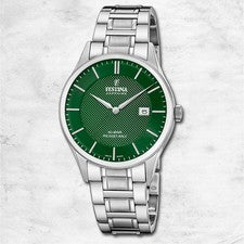 Festina Reloj de Hombre Hecho en Suiza Pulsera Acero Inoxidable Plata UF20067/5