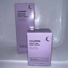 Suero y crema nocturna Global Beauty Care Calling, conjunto, nuevo en caja