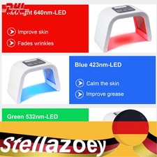 Mascarilla facial PDT fotón terapia cuidado de la piel 7 colores fotón luz LED