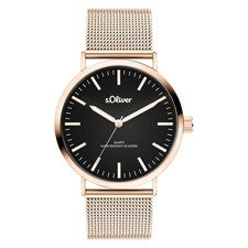 s.Oliver Reloj Pulsera Para Mujer Acero Inoxidable SO-4544-MQ 38 mm Dorado