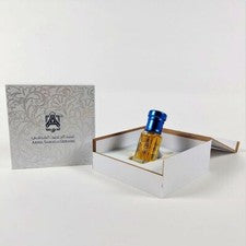 Aceite de perfume concentrado de madera árabe Abdul Samad Al Qurashi marca ASQ caja de botella