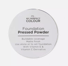 Base PS My Perfect Colour Polvo Prensado Acabado Mate Belleza Maquillaje Rostro