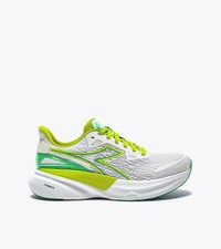 Mujer Diadora Nucleo 2, Blanco/Lima, 9 B Mediano EE. UU.
