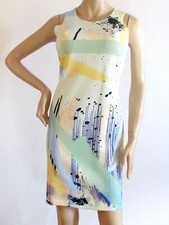 Vestidos para mujer Diseñador Filosofía Multicolor Cuerpo Abrazando Hasta la rodilla Vestido M