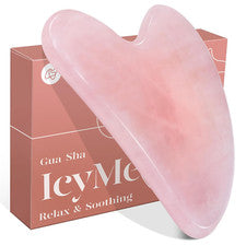 Gua Sha Herramienta Facial para Autocuidado, Herramienta de Masaje para Tratamiento Facial y Corporal, Rel