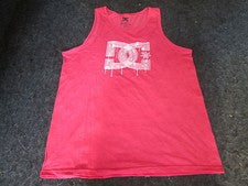 Hombres Genuino DC Informal Moda Patín BMX Camiseta sin mangas Chaleco S M L XL XXL Rosa DC146