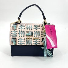 Bolso Bandolera Betsey Johnson Sardina Asa Superior Kitsch Maximalista Nuevo con Etiquetas