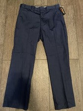 Pantalones de hombre Wrangler Slack vintage 36 bolsillos azul marino estilo 041700 #1905