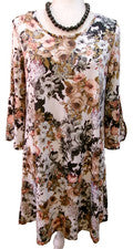 Vestido Mujer Mediano Foral Multicolor STAR VIXEN - NUEVO SIN ETIQUETA