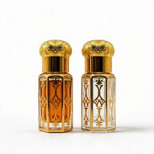 Hombre Attar Aceite Perfume Árabe Combo Cítrico y Menta Manzana Vainilla Fragancia Itar