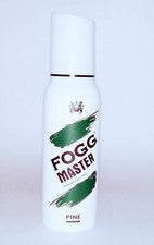 Spray corporal con fragancia de pino Fogg Master para hombre aroma de larga duración 120 ml