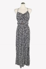 Maaji Damen Kleid Gr. 38 (M) Schwarz / Weiß NEU Viskose Kleid Trägerkleid Dress