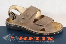 Sandalias Helix Sandalias Zapatos Sandalias Zapatos Hombre Marrón Cuero