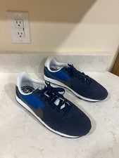 Nike Pre-Day Tenis Para Hombres Azul Marino Gris Parte Superior Baja Gamuza Malla 898031-401