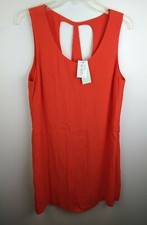 Vestido para mujer SKIES ARE BLUE mediano naranja espalda cruzada