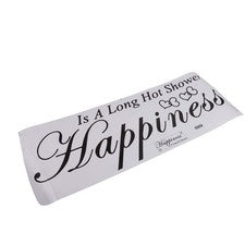 Nueva pegatina de pared para baño hágalo usted mismo La felicidad es una larga ducha caliente decoración del hogar