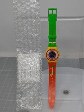 Reloj De Colección Años 90 CINTA GOMA Ana-Digi "6 Pies de Goma de Mascar" Multicolor BATERÍA NUEVA