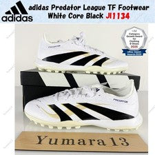 Adidas Predator League TF Calzado Blanco Núcleo Negro JI1134 Hombres Talla