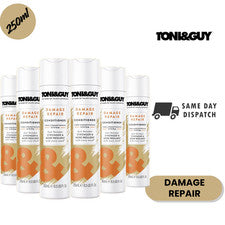 TONI&GUY Acondicionador Queratina 250ml Reparación Cabello Rutina Pack de 6
