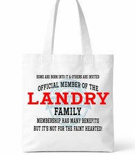 Bolso de Mano Familia Landry Clan Shopper Regalo Reunión Personalizado