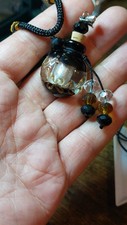 Collar Botella Perfume Murano Aceite Esencial
