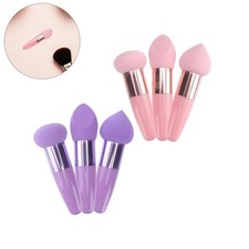 2 juegos de bolígrafos de esponja de maquillaje portátiles maquillaje belleza bolígrafos accesorios cosméticos