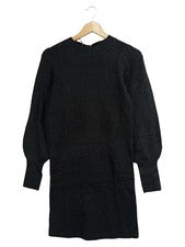 Vestido de punto para mujer JDY T. 32,XXS negro casual punto acanalado otoño invierno