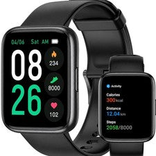 Reloj Podómetro Apto para Personas Mayores No Requiere Aplicación/Teléfono, Impermeable Fitness Tra...