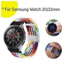 Para Samsung Galaxy Watch 7 6 5 4 Active Pulsera ✅ 20mm 22mm Nylon Trenzado