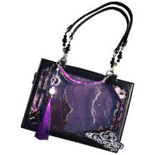 Bolso de mano estilo neochino Bolso de hombro para mujer Bandolera Bolso de mano PU Itabag