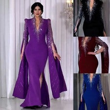 Nuevo Vestido Para Mujer Ligero Lujo Alto Grado Elegante Moda Caliente Diamante Vestido Ajustado