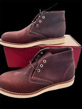 Botas clásicas Red Wing para hombre Chukka 3141 informales con cordones cuero exterior 9 1/2 D