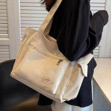 Bolso de hombro de moda para mujer, bolso de lona de gran capacidad, 2023 nuevo mano de cercanías
