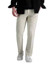 $95. Pantalones de vestir Kenneth Cole Reaction ajustados elásticos blancos 36W 32L para hombre