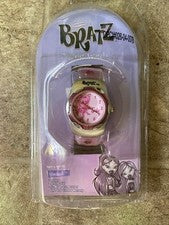 Reloj Muñecas Bratz 2004 Vintage Jade Acero Inoxidable Rosa Correa Trasero