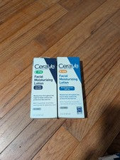 CeraVe AM/PM Loción Hidratante Facial Cuidado de la Piel Set Ultra Ligero 3oz