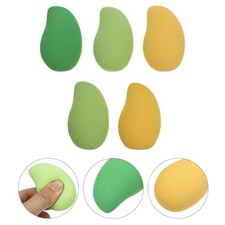 5 piezas Triángulo Fino Polvo Puff Belleza para Esponjas Faciales Aplicar Maquillaje