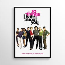 10 Things I Hate About You 1999 - Impresión de póster de película - A3 A4 A5 decoración del hogar