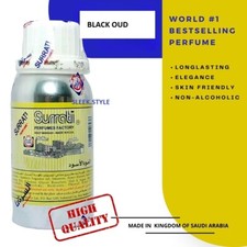Aceite de perfume concentrado Surrati BLACK OUD aceite de lujo 100 ml fragancia duradera