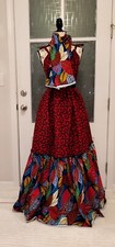 Ropa africana para mujer/vestido de tela africana/ropa de mujer/vestido/