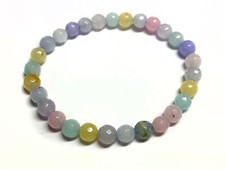 Pulsera colorida de la piedra preciosa ágata