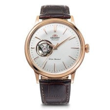 Reloj mecánico ORIENT clásico semiesqueleto RN-AG0004S para hombre