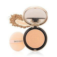 Polvo compacto Swiss Beauty Born To Last | Perfección de la piel 3 en 1 | Control de aceite
